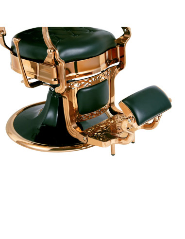 Groene & Gouden Kappersstoel – Medici Verde Toscano Pro