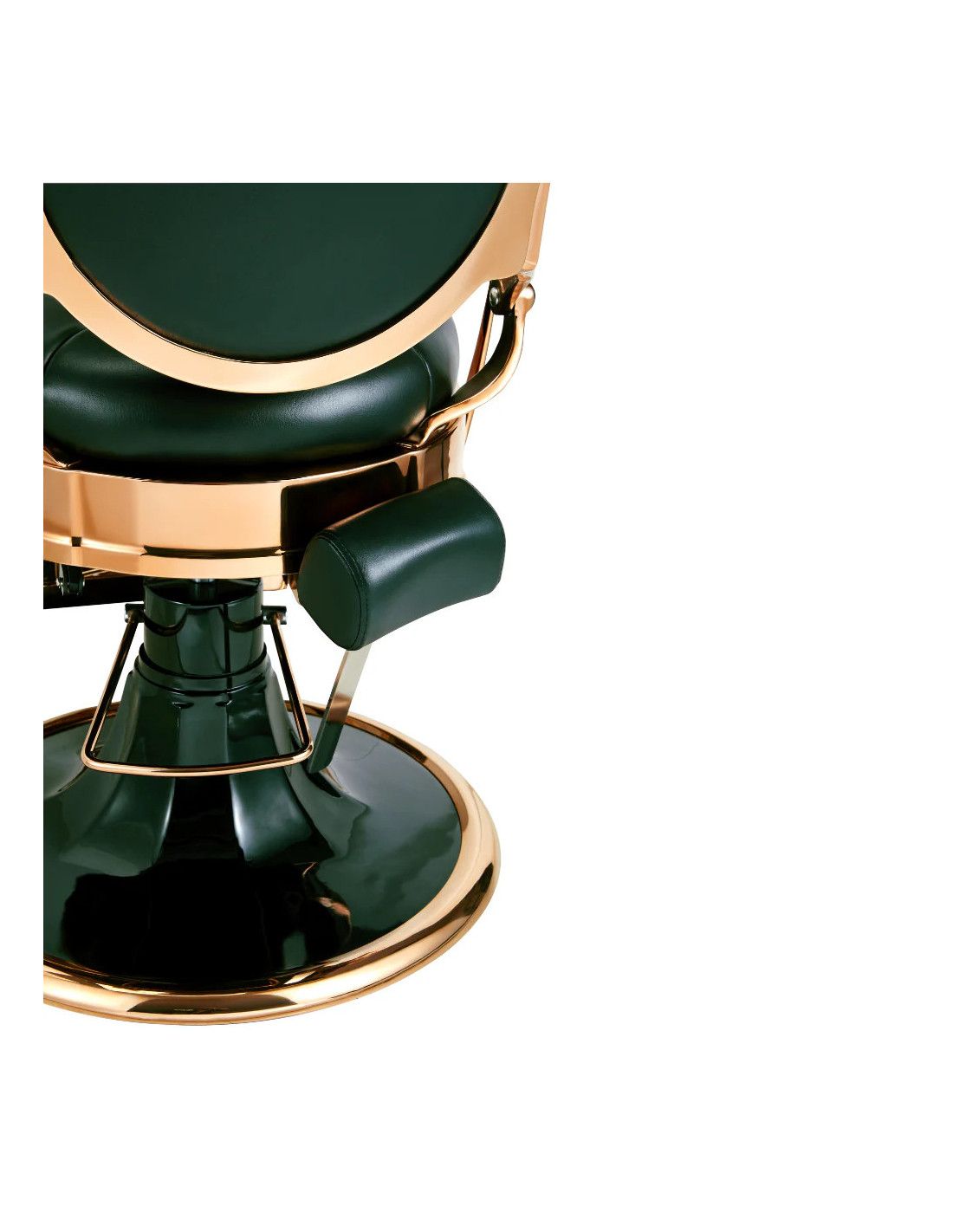 Groene & Gouden Kappersstoel – Medici Verde Toscano Pro