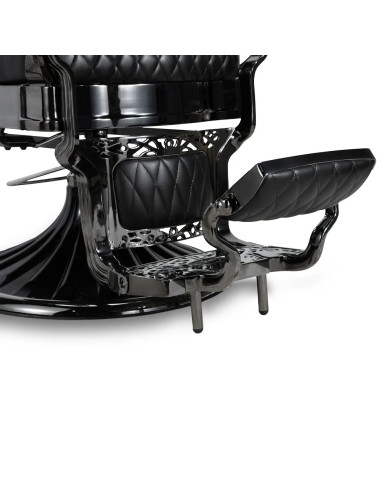 Fotel fryzjerski Axis Black – design haute couture i profesjonalny komfort