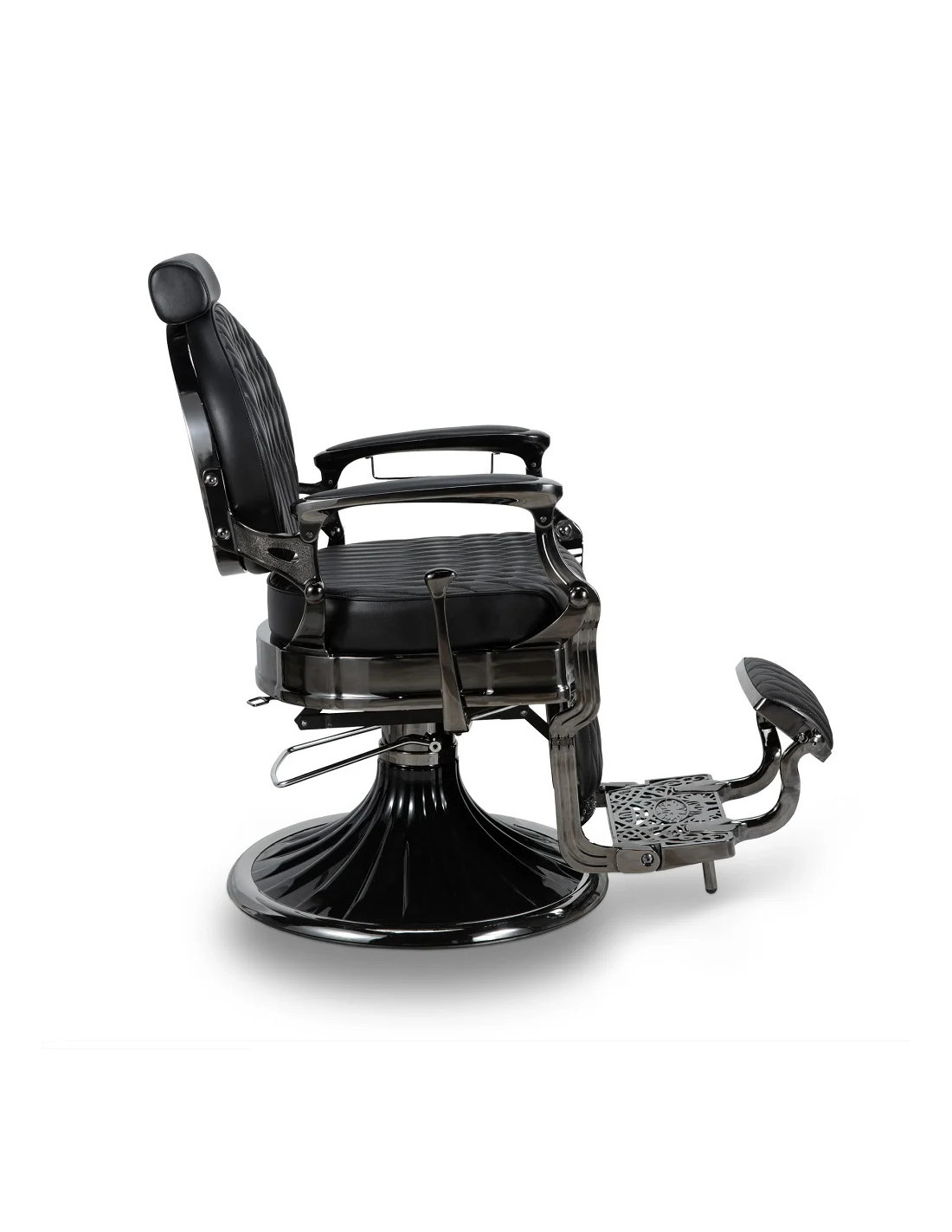 Axis Black Barber chair – Haute Couture Design & Professional Comfort