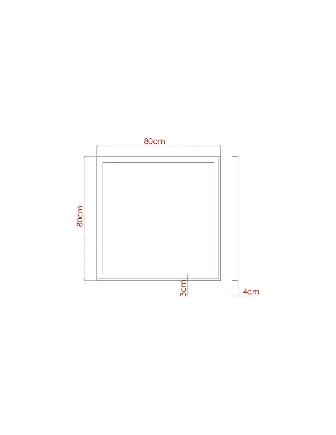 Postazione da barbiere a LED 8B in legno chiaro – specchio e contenitore professionale