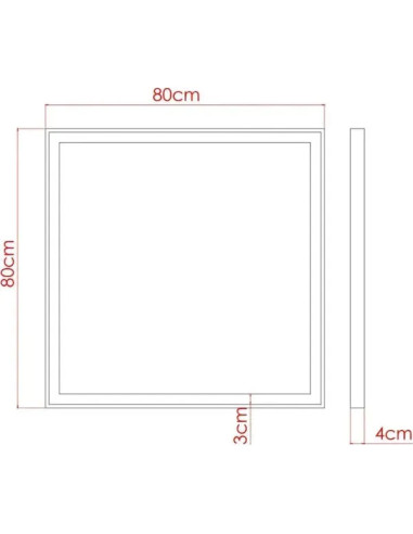 Postazione per parrucchiere da barbiere a LED 8B Nero opaco – Specchio e contenitore professionale