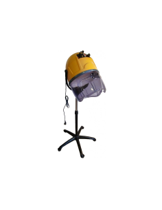 Casque sèche cheveux jaune 1100w