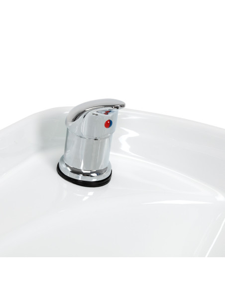 Bac a Shampoing Bac de Lavage Capillaire  avec repose-pieds Bellagio Relax – Confort, Ergonomie et Design Premium 