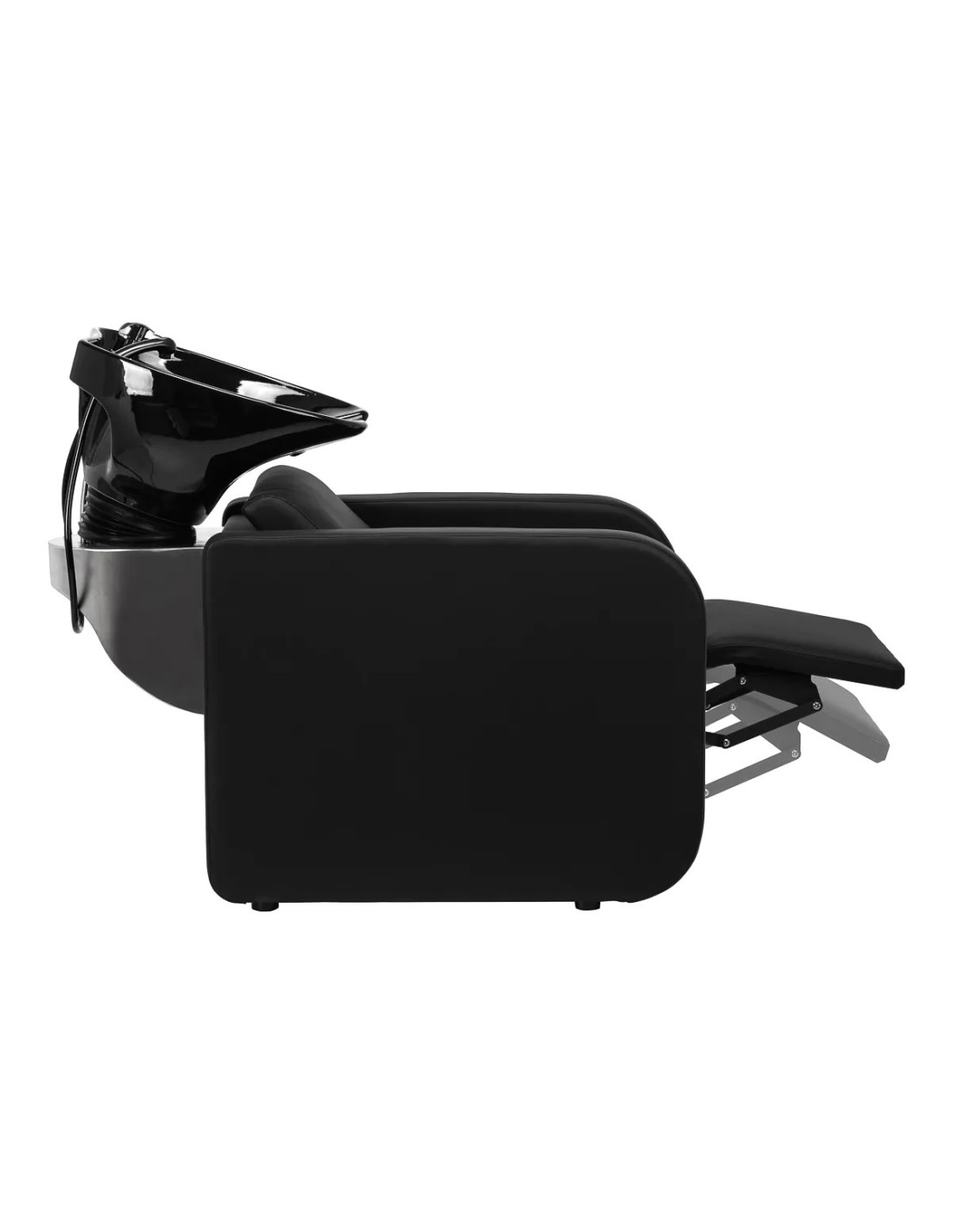 Full Black Hair Wash Basin – Bellagio Relax Electric Footrest & Black Ceramic Basin