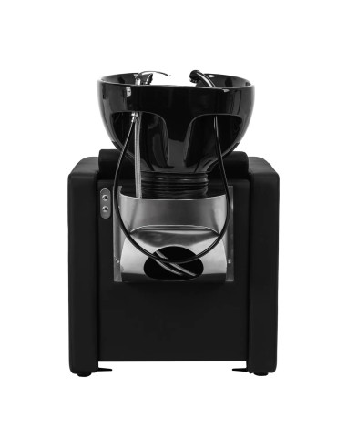 Volledig zwarte Italiaanse design wasbak – ergonomisch comfort en eigentijdse stijl