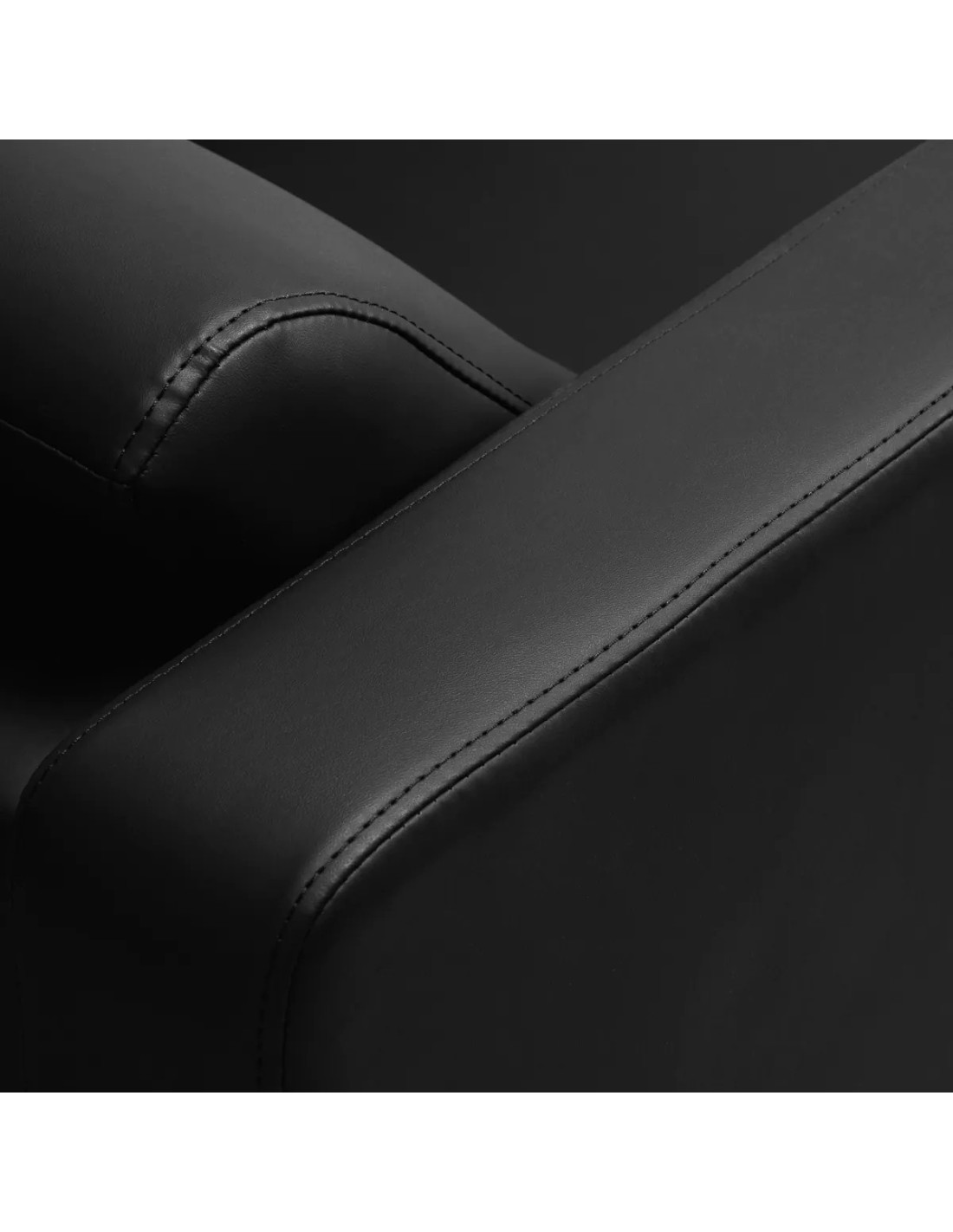 Lavabo de pelo negro completo – Bellagio Relax con reposapiés eléctrico y lavabo de cerámica negra