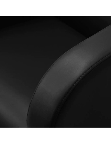 Lavabo de pelo negro completo – Bellagio Relax con reposapiés eléctrico y lavabo de cerámica negra