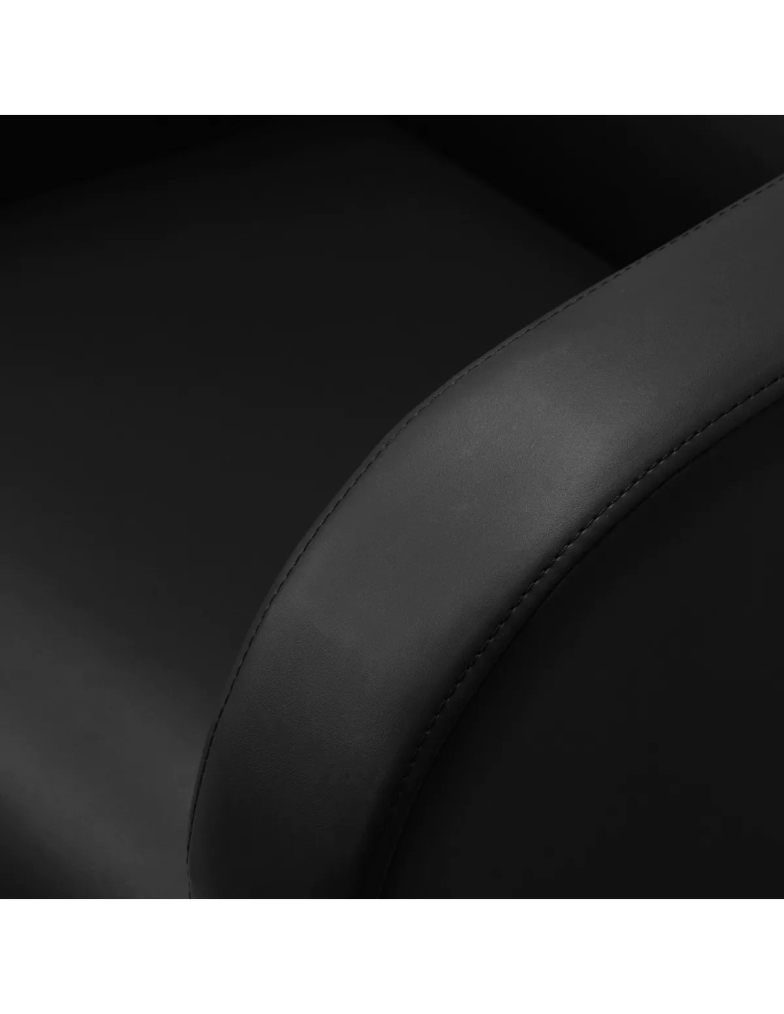 Lavatório Full Black Hair – Bellagio Relax com apoio elétrico para os pés e cuba de cerâmica preta