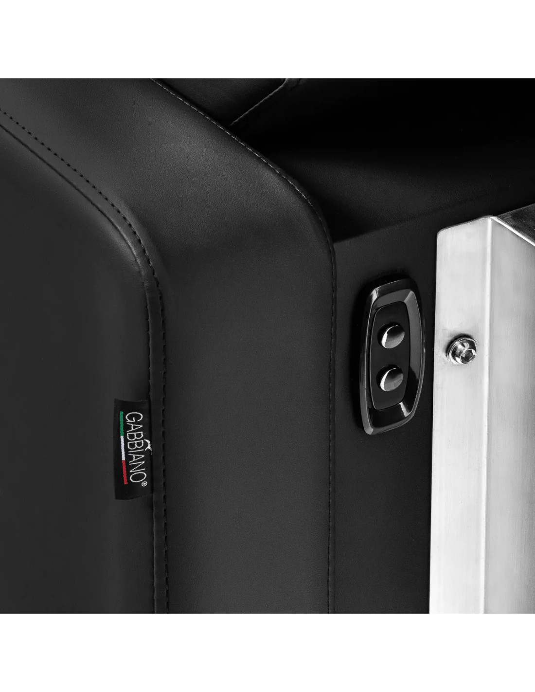 Lavabo massaggiante per parrucchiere Bellagio Black – Poggiagambe elettrico professionale