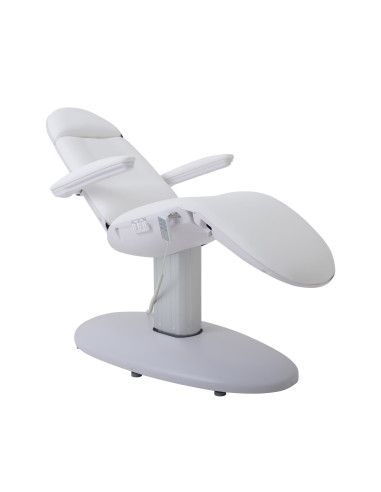 Fauteuil d'esthétique électrique 3 moteurs Aurora Eleganza blanc