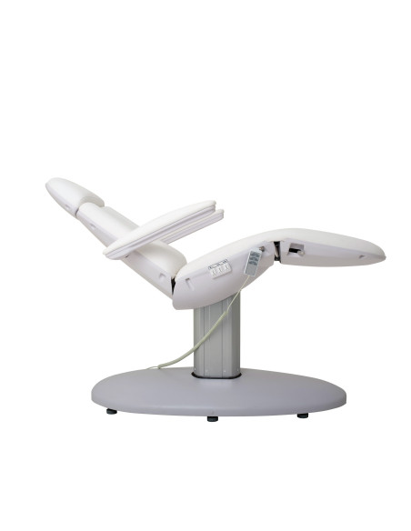 Fauteuil d'esthétique électrique 3 moteurs Aurora Eleganza blanc 