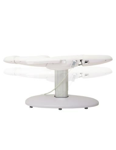 Fauteuil d'esthétique électrique 3 moteurs Aurora Eleganza blanc 