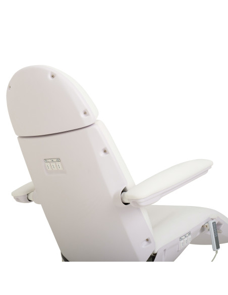 Fauteuil d'esthétique électrique 3 moteurs Aurora Eleganza blanc 