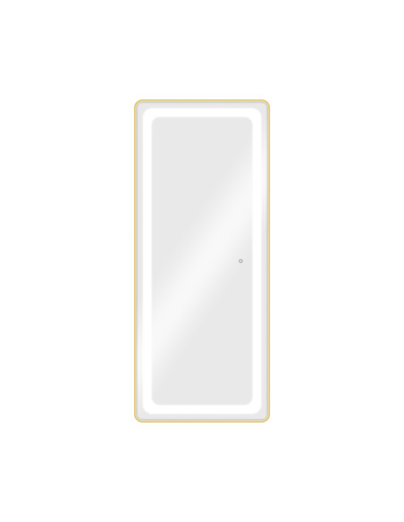Espelho Toucador LED de parede LUMINA Gold 