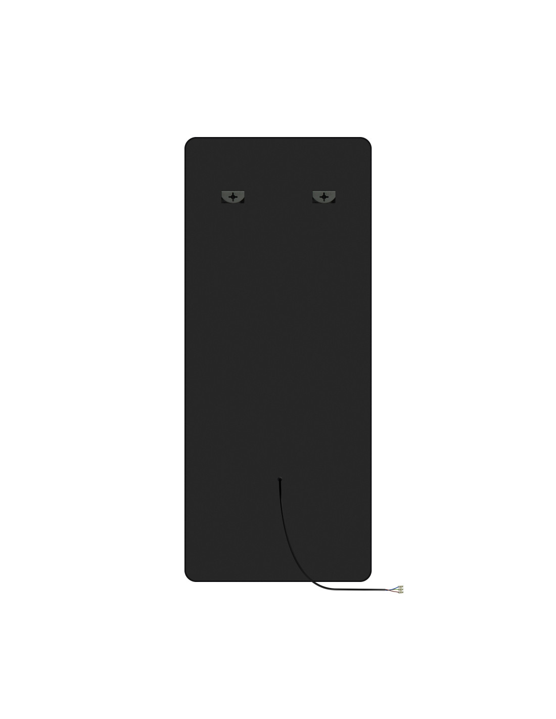 Espelho Toucador LED preto LUMINA para parede, design moderno e profissional 