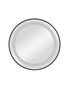 CIRIA Zwarte LED-wandkaptafel met Kaptafel – eigentijds design voor kapsalons