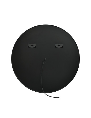 Toucador de cabeleireiro de parede com LED preto CIRIA – Design contemporâneo para salões de cabeleireiro 