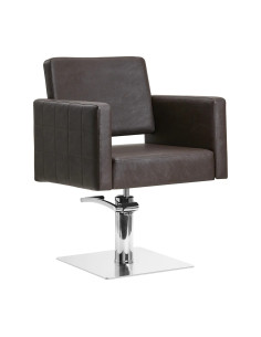 Brown ankara hairdressing chair