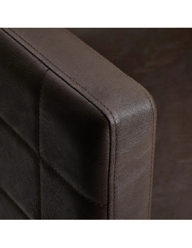 Fauteuil de coiffure ankara marron 