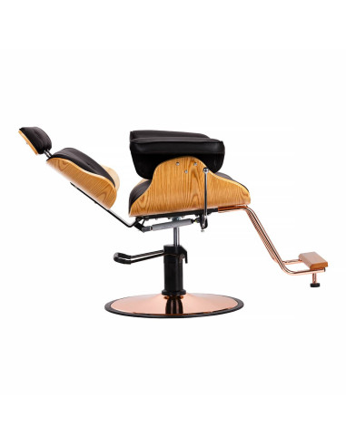Florence black hairdressing chair 