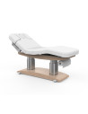 Ginevra Light Wood Heated 4-Motor Spa Bed: Comfort and innovative design for wellness centers