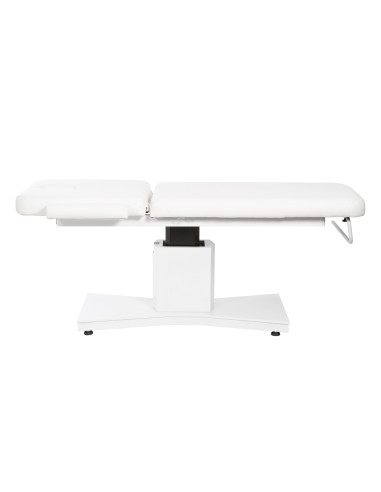 Mesa de massagem elétrica 2 rubka branca vista plana