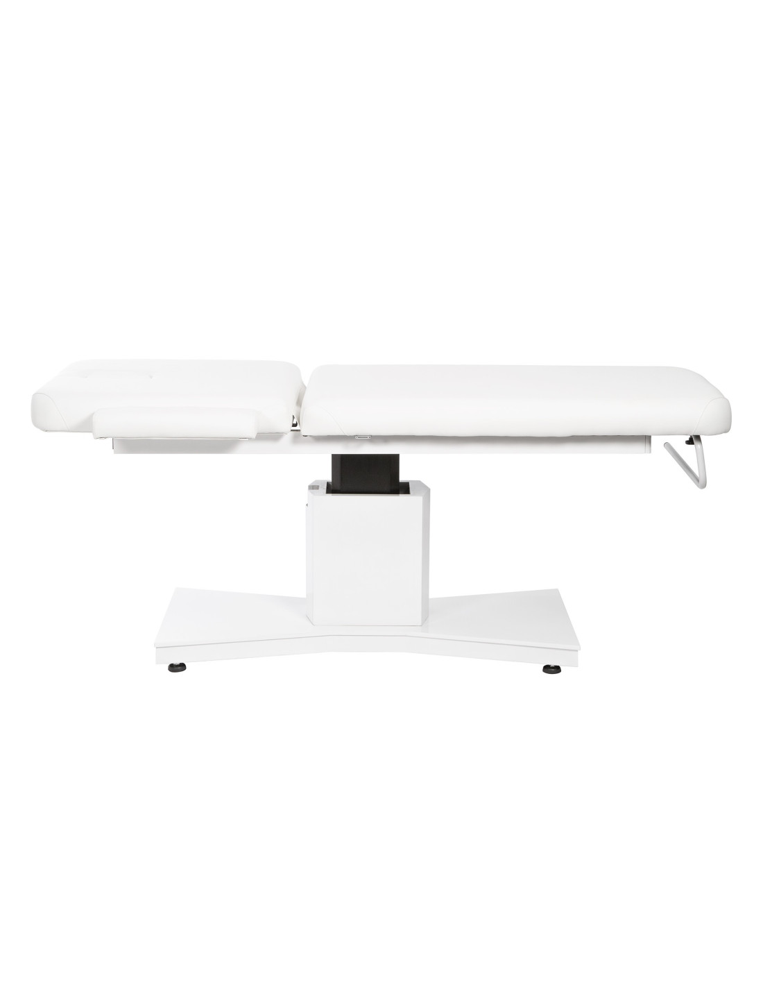Table de massage électrique 2 rubka blanc vue à plat