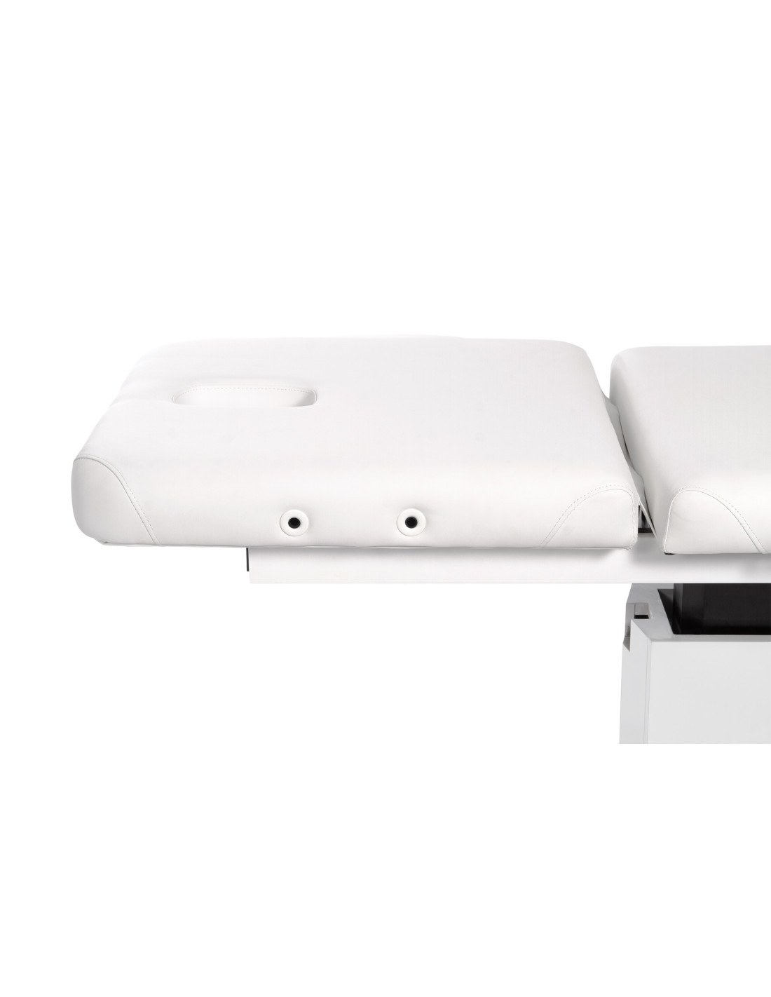 Electric massage table 2 rubka white zoom headrest