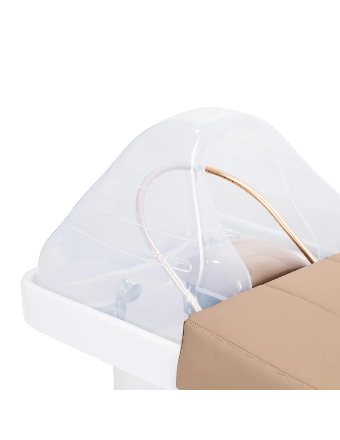 Cama de spa profesional para la cabeza beige AnionVapeur RelaxPro