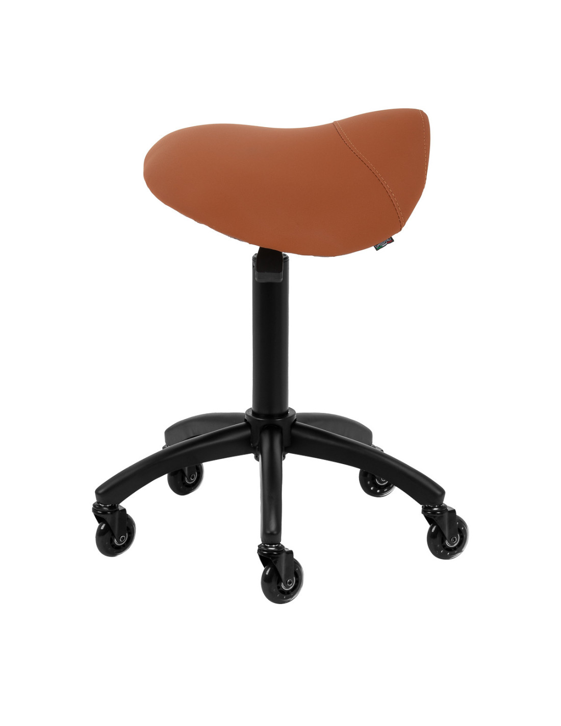 John’s Professional Ergonomischer Hocker Terrakottabraun – Komfort- und Mobilitätssattel