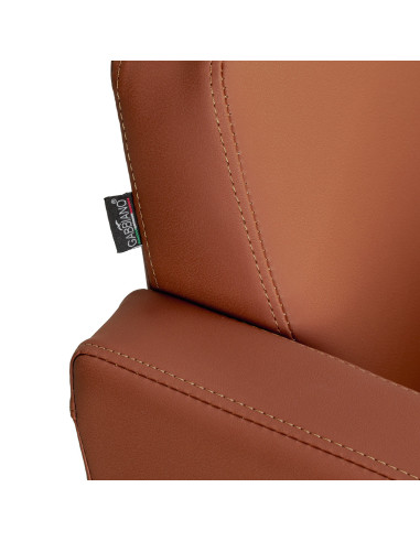 Sillón de peluquería Bellagio Brown: comodidad superior y diseño elegante