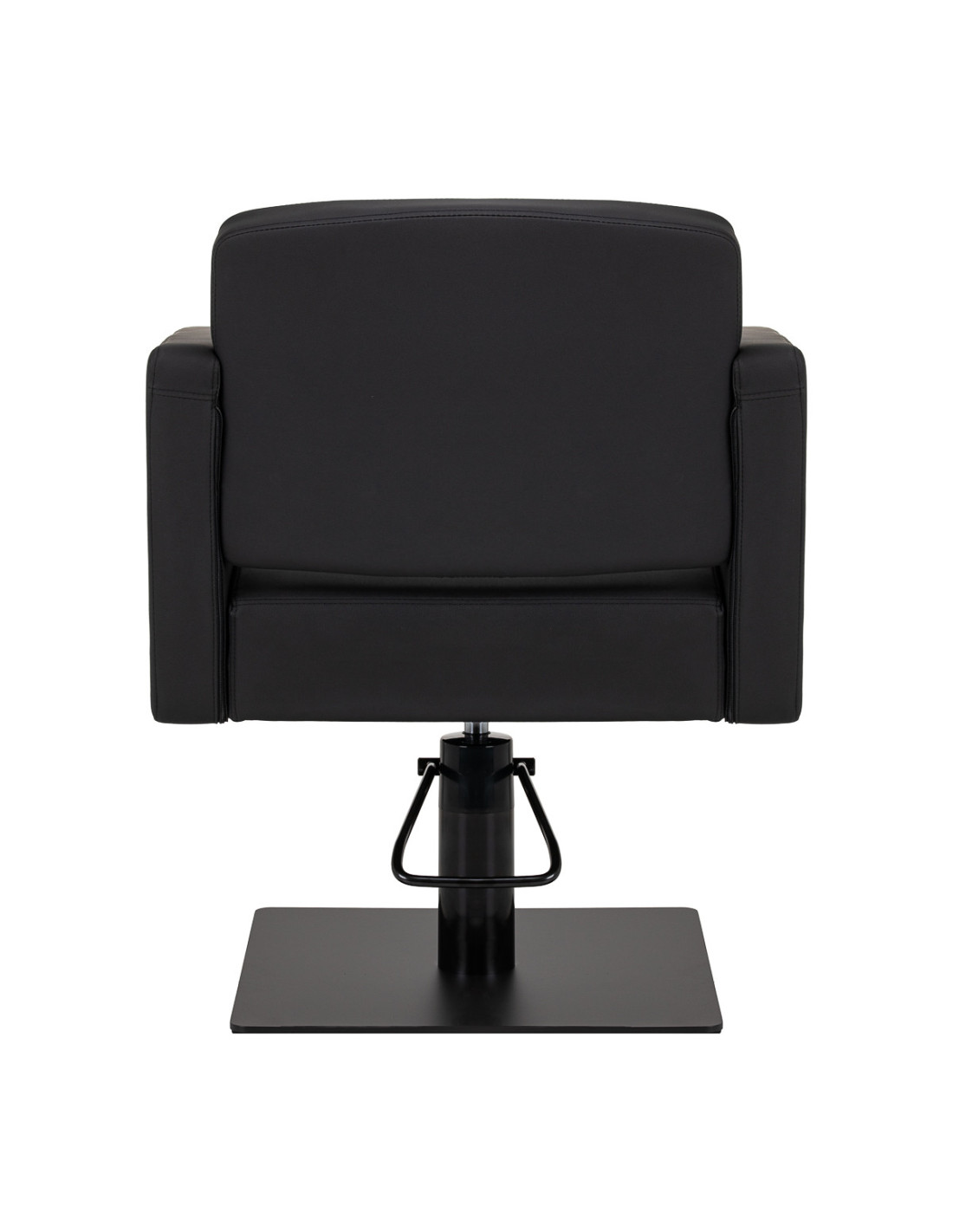 Sillón de peluquería Bellagio negro: comodidad superior y diseño elegante