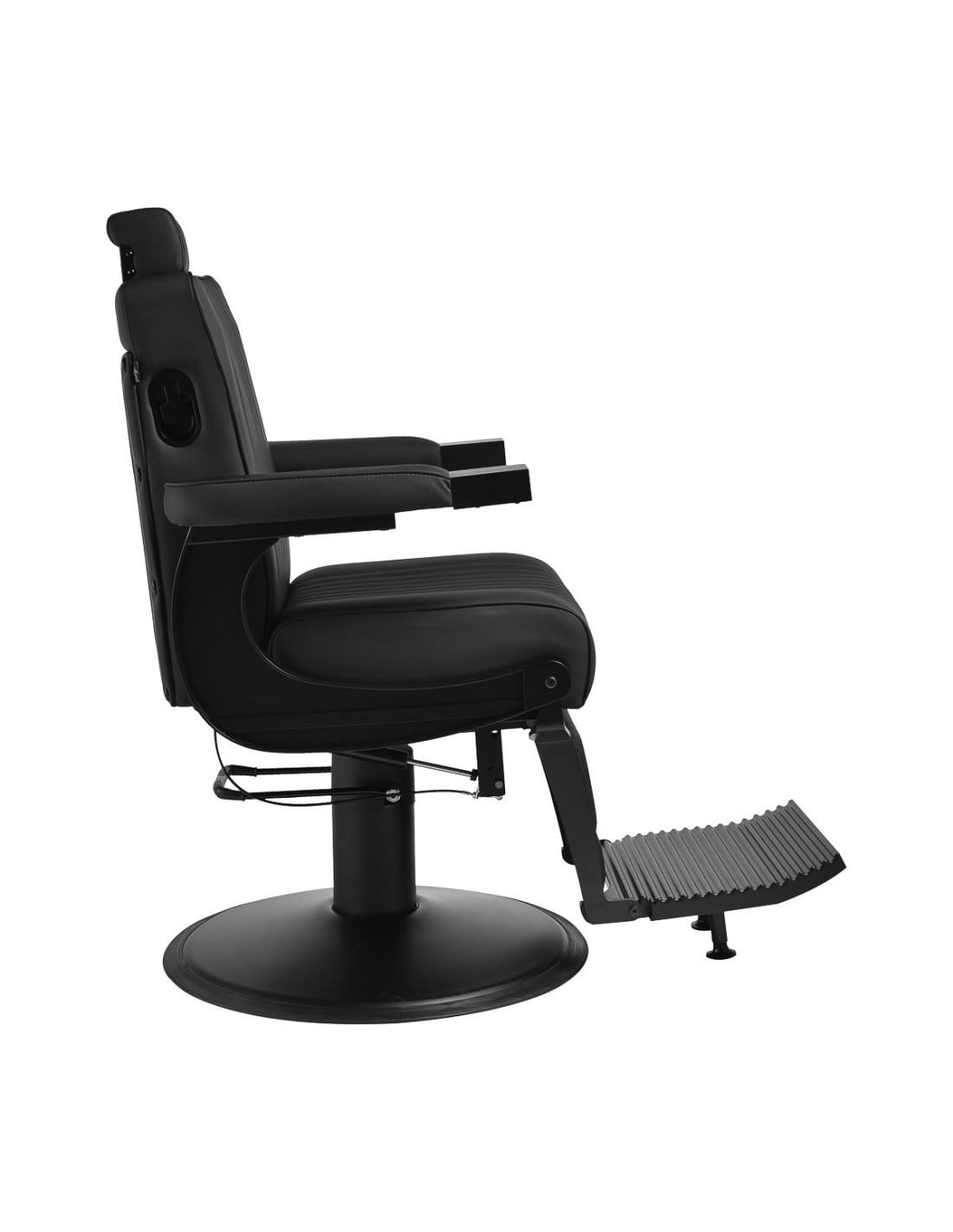 Silla de barbero negra de John - Estructura negra