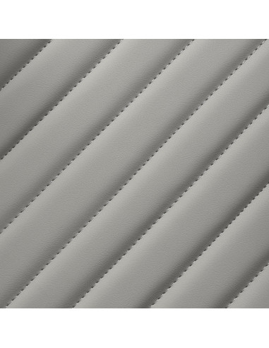 Silla de barbero John's Grey - Estructura negra