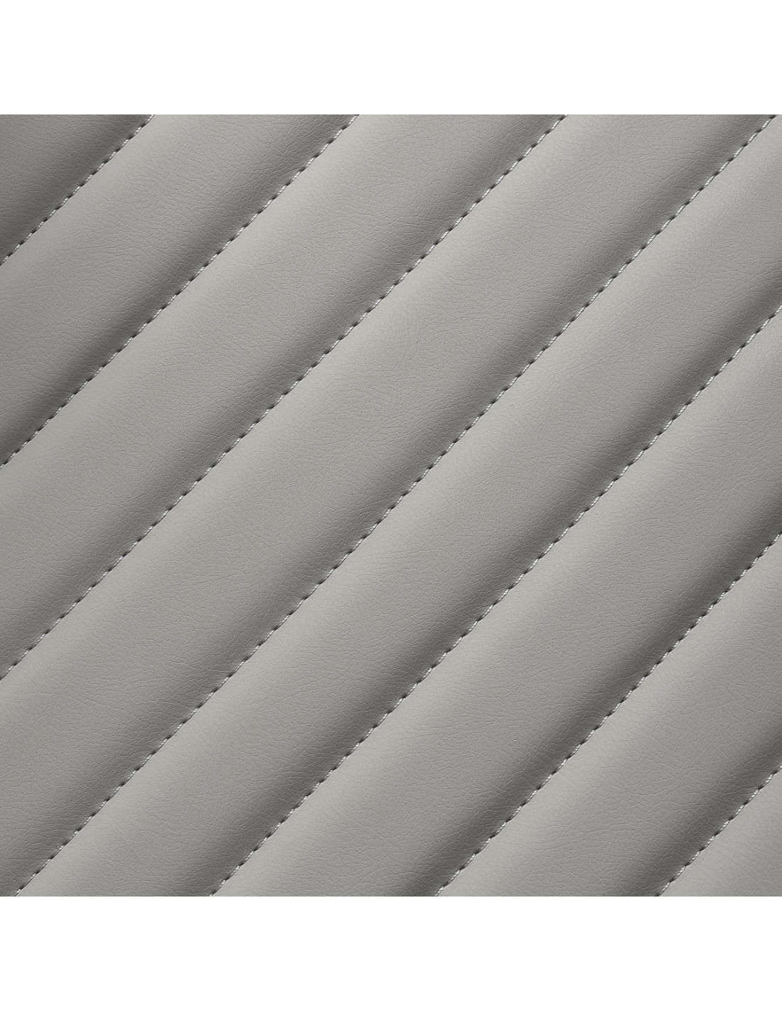 Silla de barbero John's Grey - Estructura negra