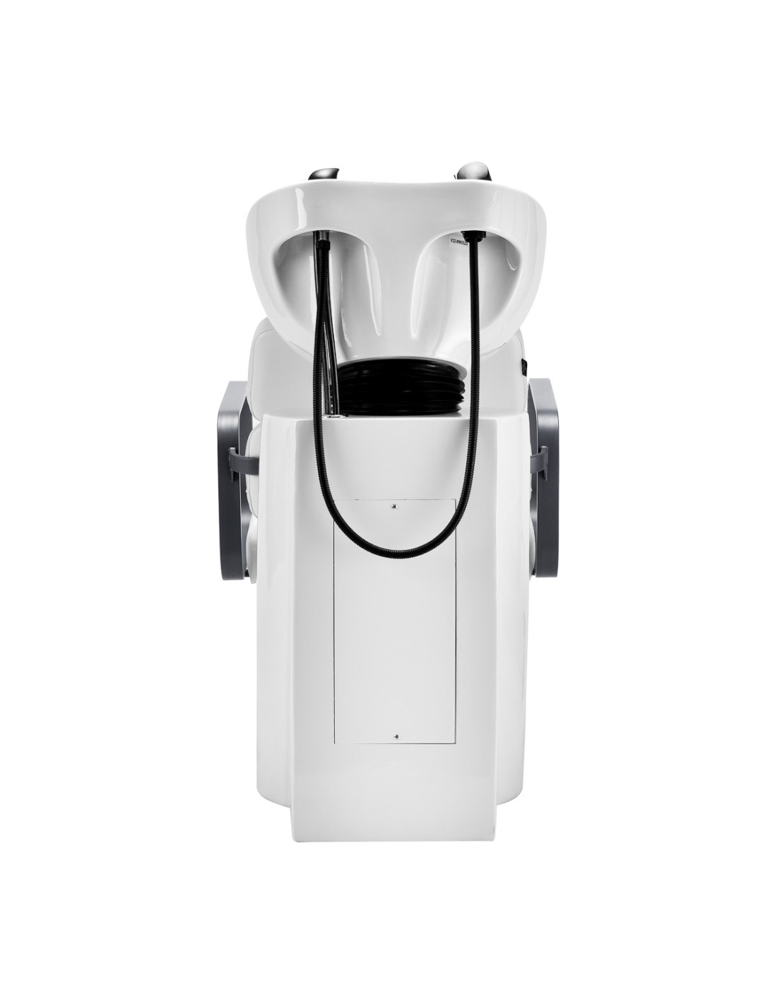 Porto Shampoo unit White & Grey Chrome  