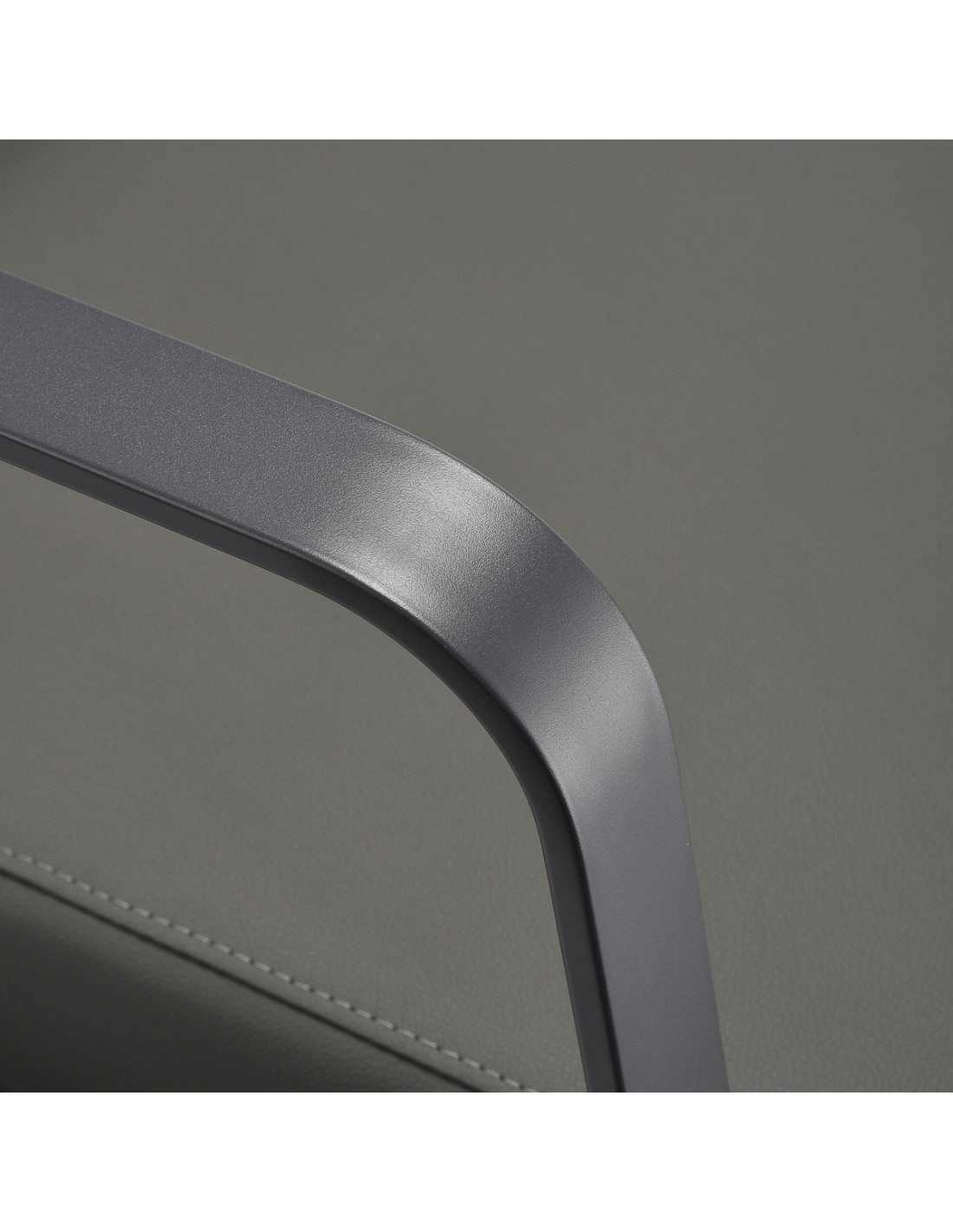 Porto Hairdressing Chair – Grey & Chrome Grey