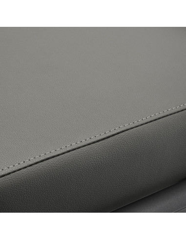 Sillón de peluquería Porto – Gris y Gris Cromo