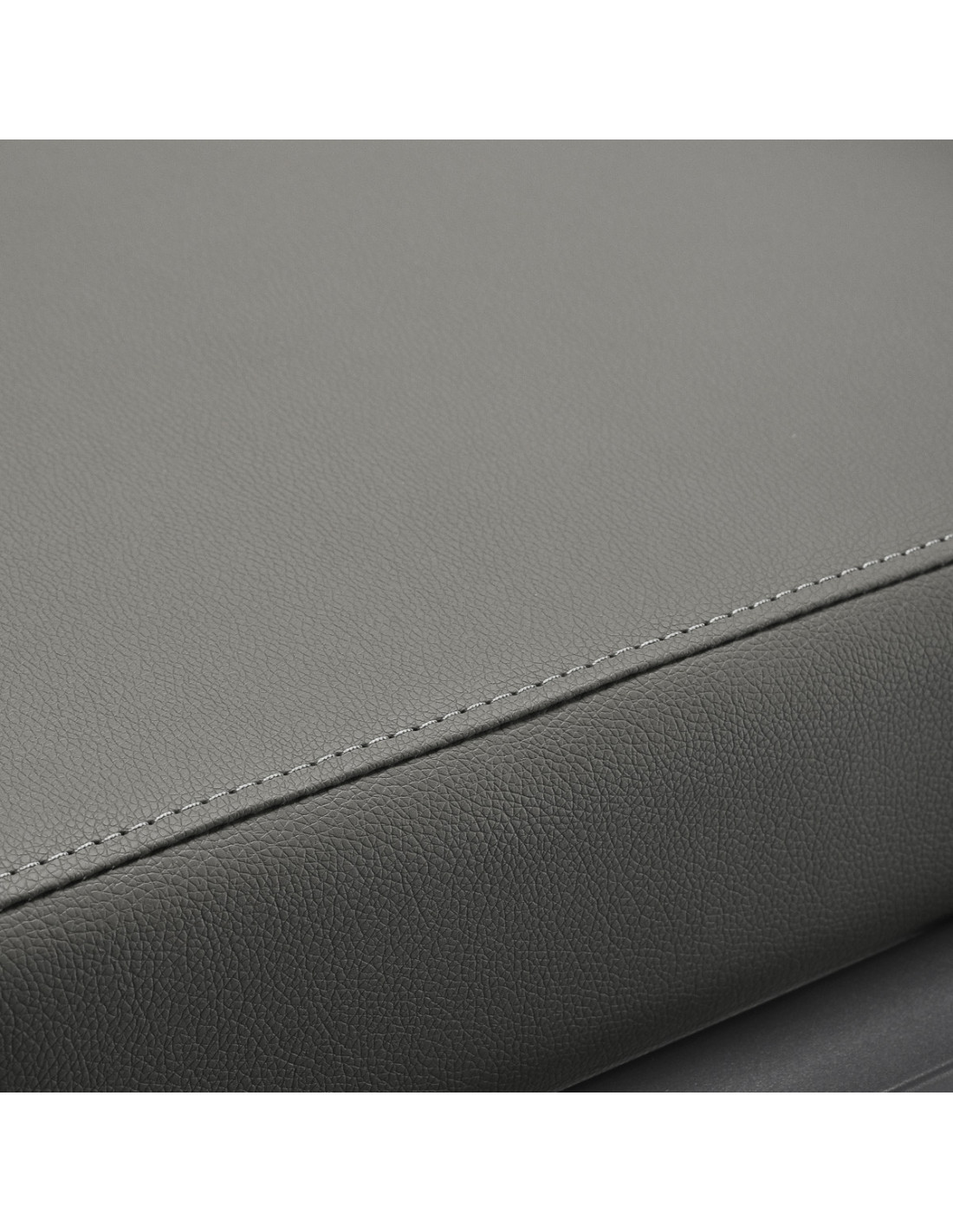 Fauteuil de coiffure Porto – Gris & Gris Chromé 