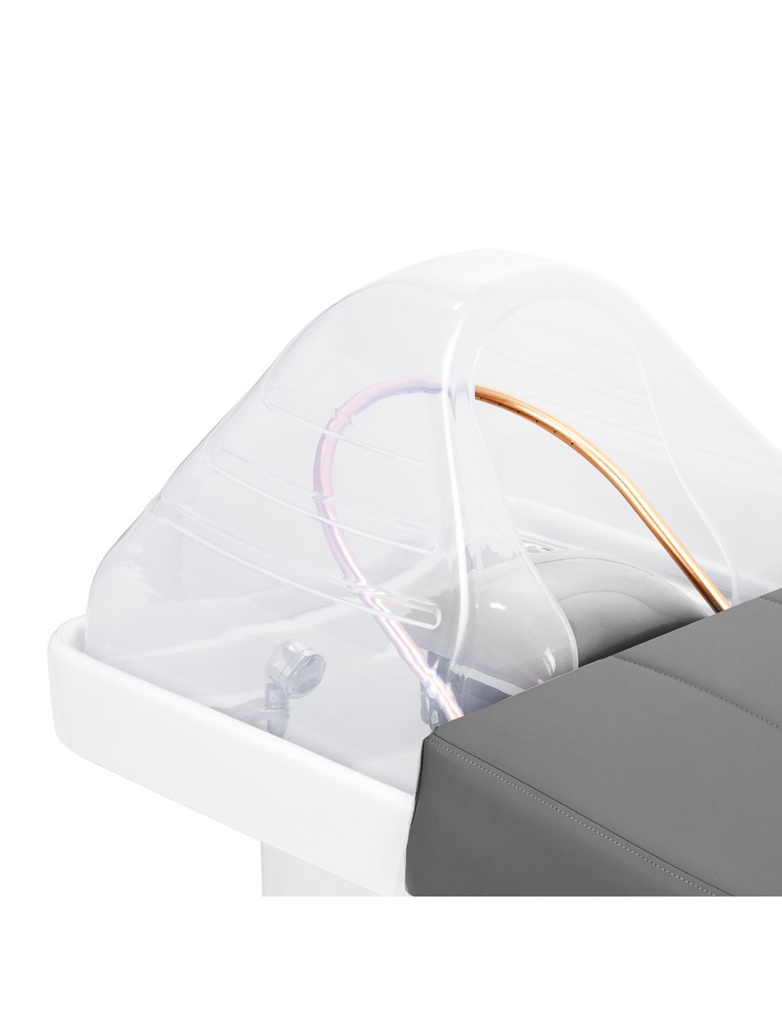 Cama de spa profesional con cabezal de vapor anión gris Relax Pro