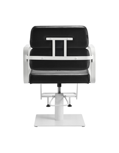 Fauteuil de coiffure Porto – Blanc & Noir 