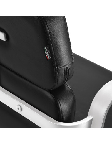 Sillón de peluquería Porto – Blanco y negro