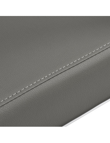 Sillón de peluquería Porto – Blanco y gris