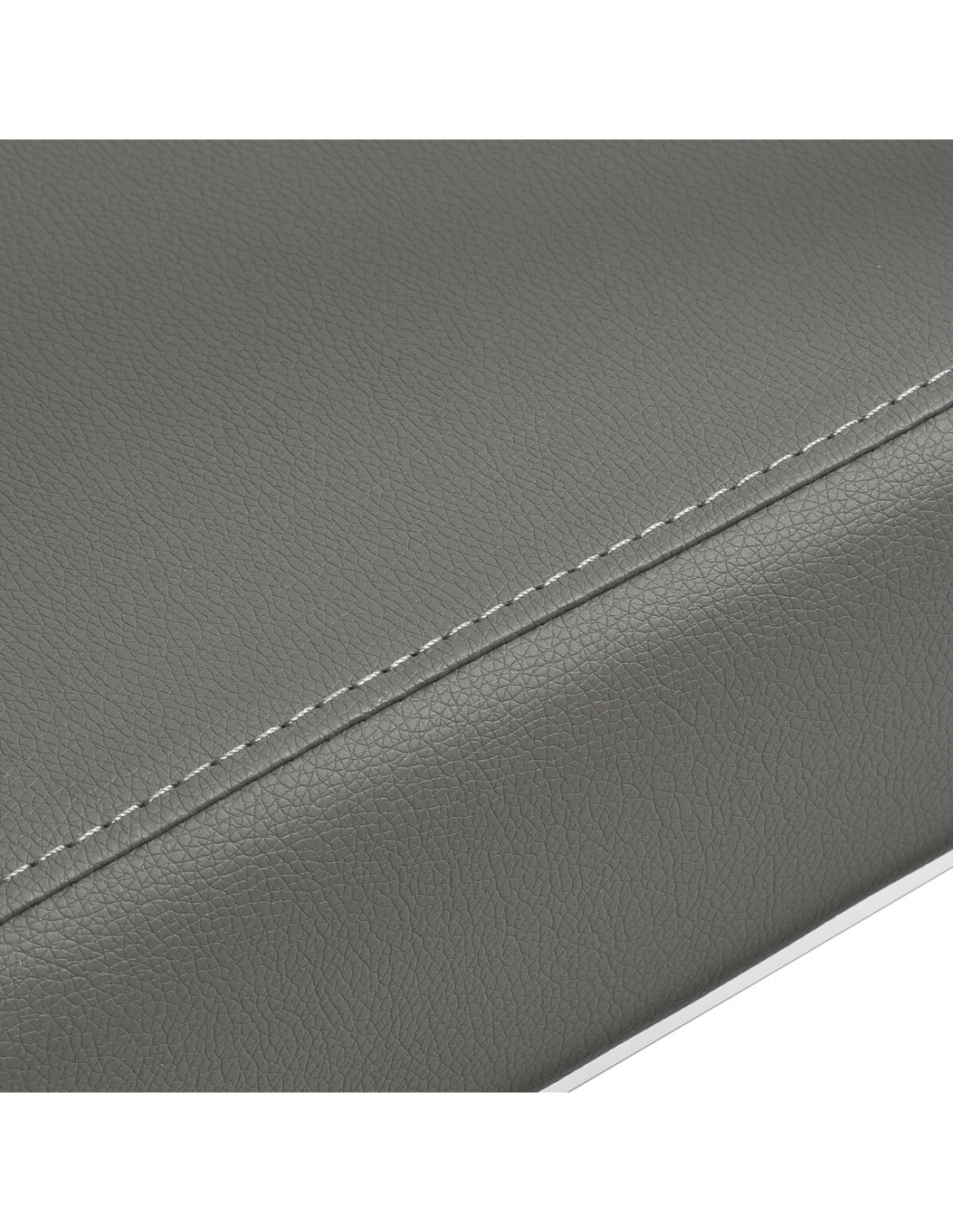 Poltrona da parrucchiere Porto – Bianca e grigia