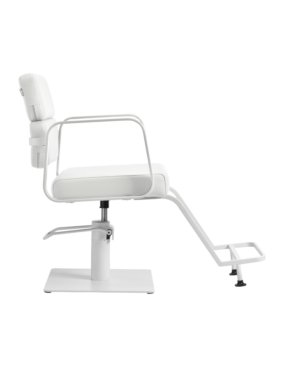 Sillón de peluquería Porto – Blanco integral