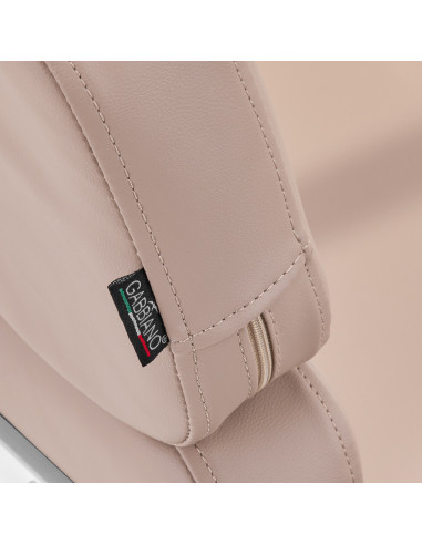 Porto Friseurstuhl – Beige & Weiß