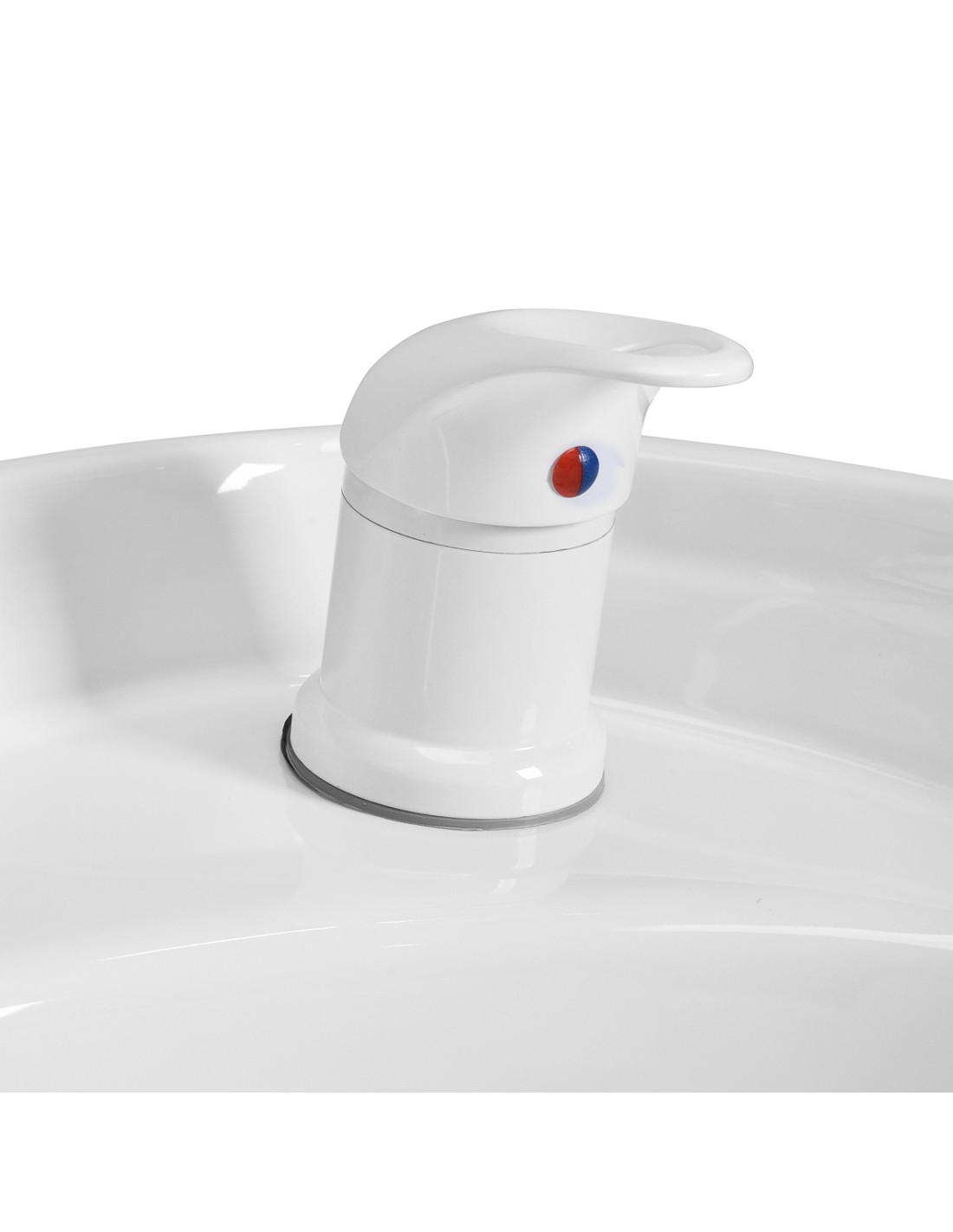 Porto Shampoo unit White & Grey – Elegant Comfort & Modern Design 