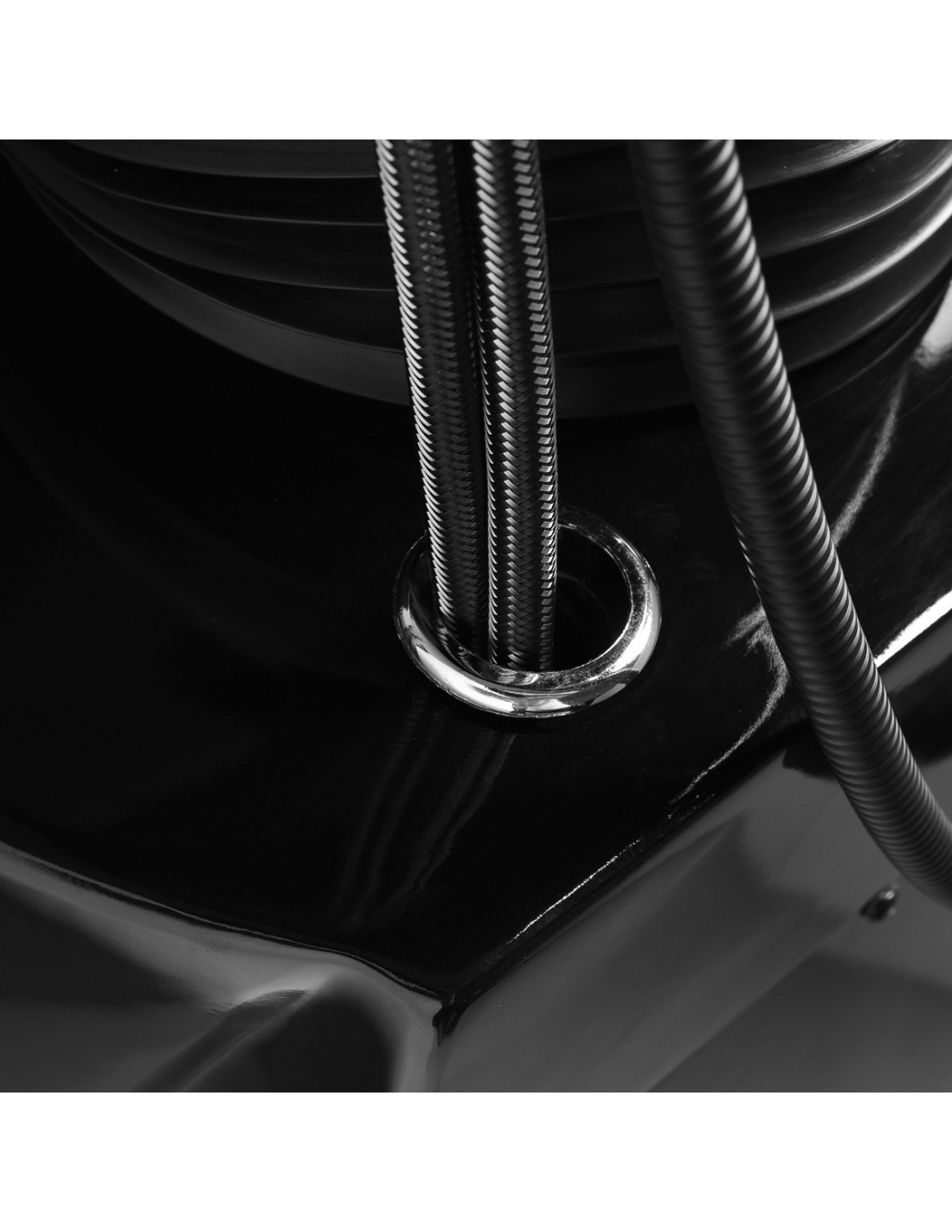 Lavatório de cabeleireiro xampu Porto Preto e Marrom  