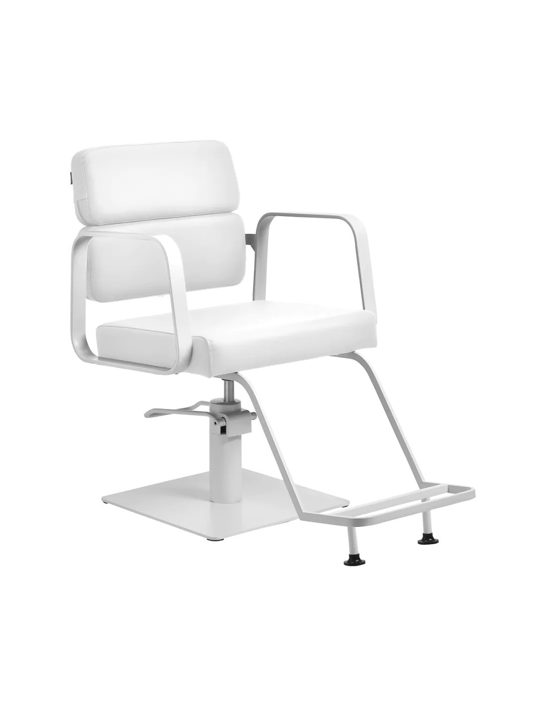 Sillón de peluquería Porto – Blanco integral